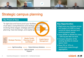 Strategic Campus Planning webinar