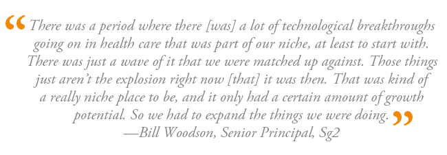 Bill Woodson, Senior Principal, Sg2 quote