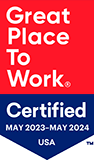 Great Place to Work Certified Badge 2023-2024